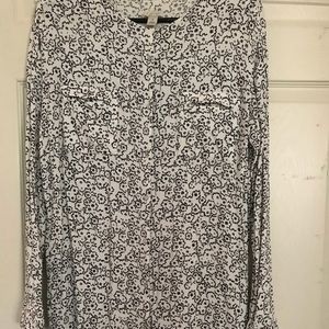 Flower Pattern High Low Tunic Dress